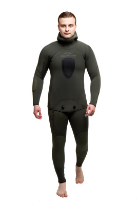 Гидрокостюм Hunter 5мм ультраспан/открытая пора олива